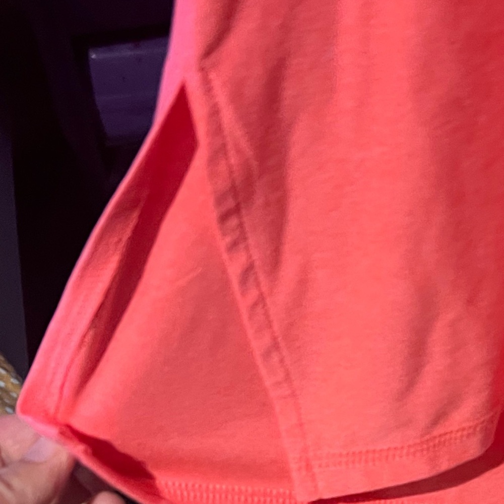 Lane Bryant Livi Coral Short Sleeve Hooded Top Size 18/20 - Picture 5 of 6